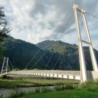 Passerella ciclo-pedonale sul fiume Oglio